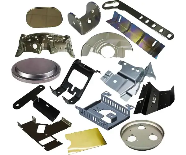 قطع من الصفائح المعدنية